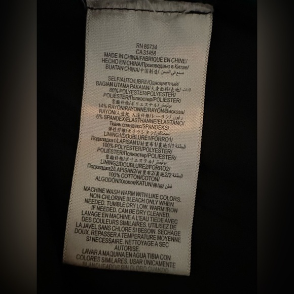 BCBGMaxAzria BLACK ELLIOT STRAIGHT LEG TROUSERS Size 6 - Picture 12 of 15